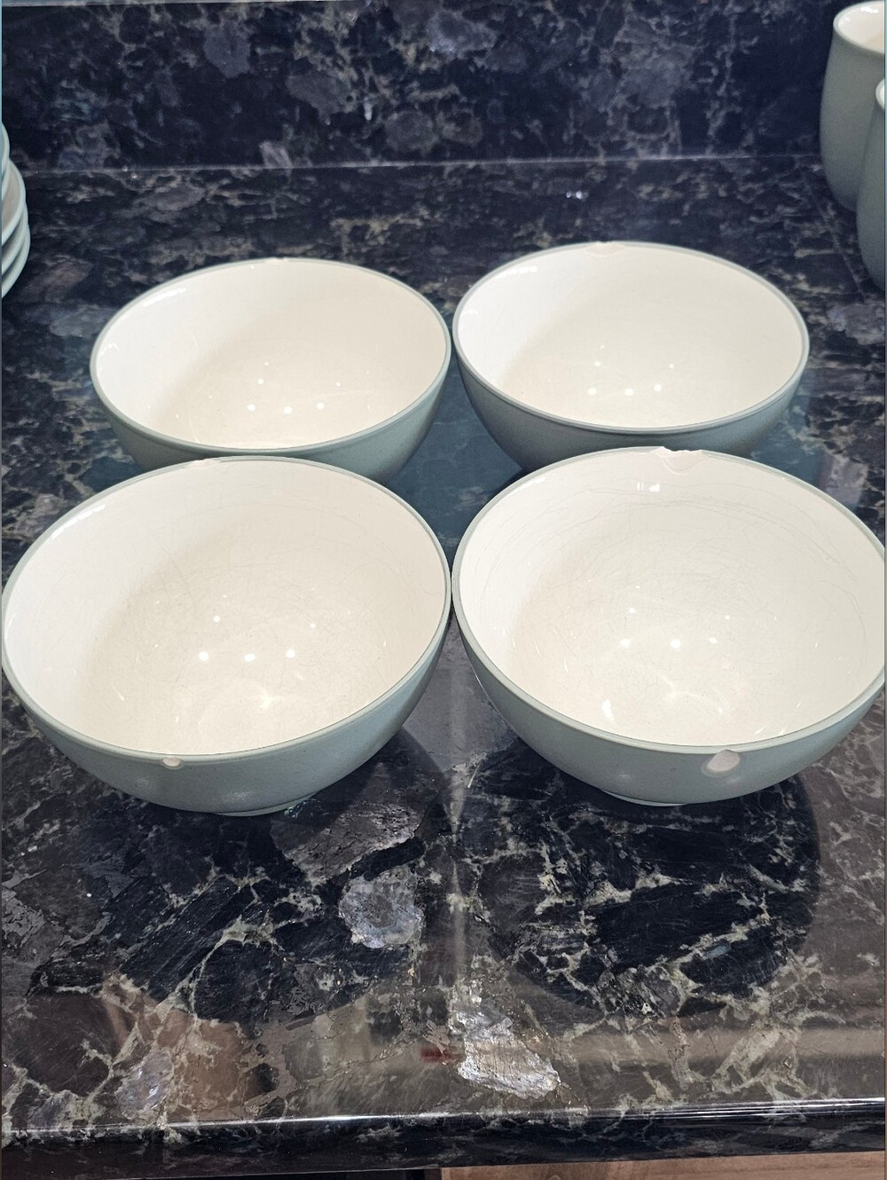 Damaged Noritake Set Of 4 Bowl, Rice, 5 3/4", 20 oz.
